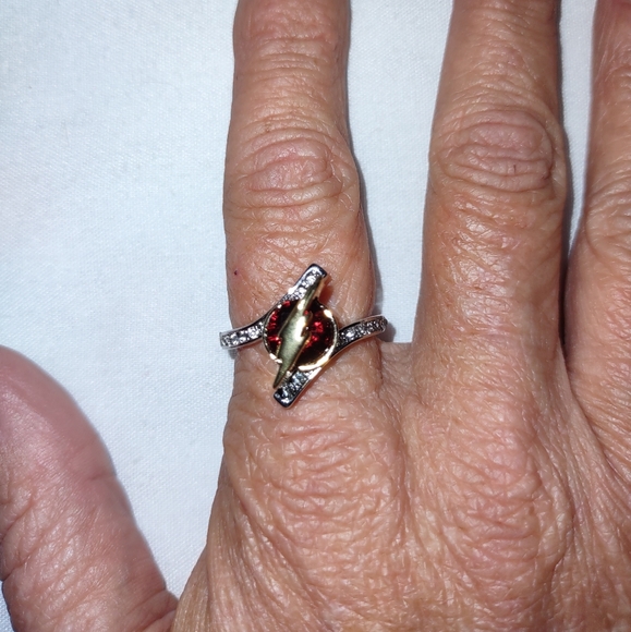 Flash Gordon Lightning Ring Novelty Engagement Promise Birthday - Picture 2 of 11